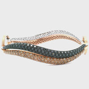 18K ROSE GOLD MULTI ROW MODULAR BRACELET