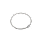 FOPE PRIMA 18K Gold Flex’it Bracelet with White Diamonds - 0.07 carats - Jackson Hole Jewelry Company