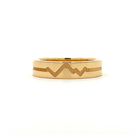 JHJCo. Teton Outline Engraved Band in 14K Yellow Gold - Jackson Hole Jewelry Company