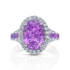 Omi Privé - Fancy Purple Sapphire & Diamond Ring in Platinum - Jackson Hole Jewelry Company