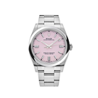 Rolex Oyster Perpetual 36mm Candy Pink Dial in Oystersteel - Jackson Hole Jewelry Company