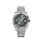Rolex Datejust 41mm “Wimbledon” SS/WG Fluted Bezel on Jubilee - Jackson Hole Jewelry Company