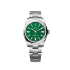 Rolex Oyster Perpetual 41mm Green Dial in Oystersteel - Jackson Hole Jewelry Company