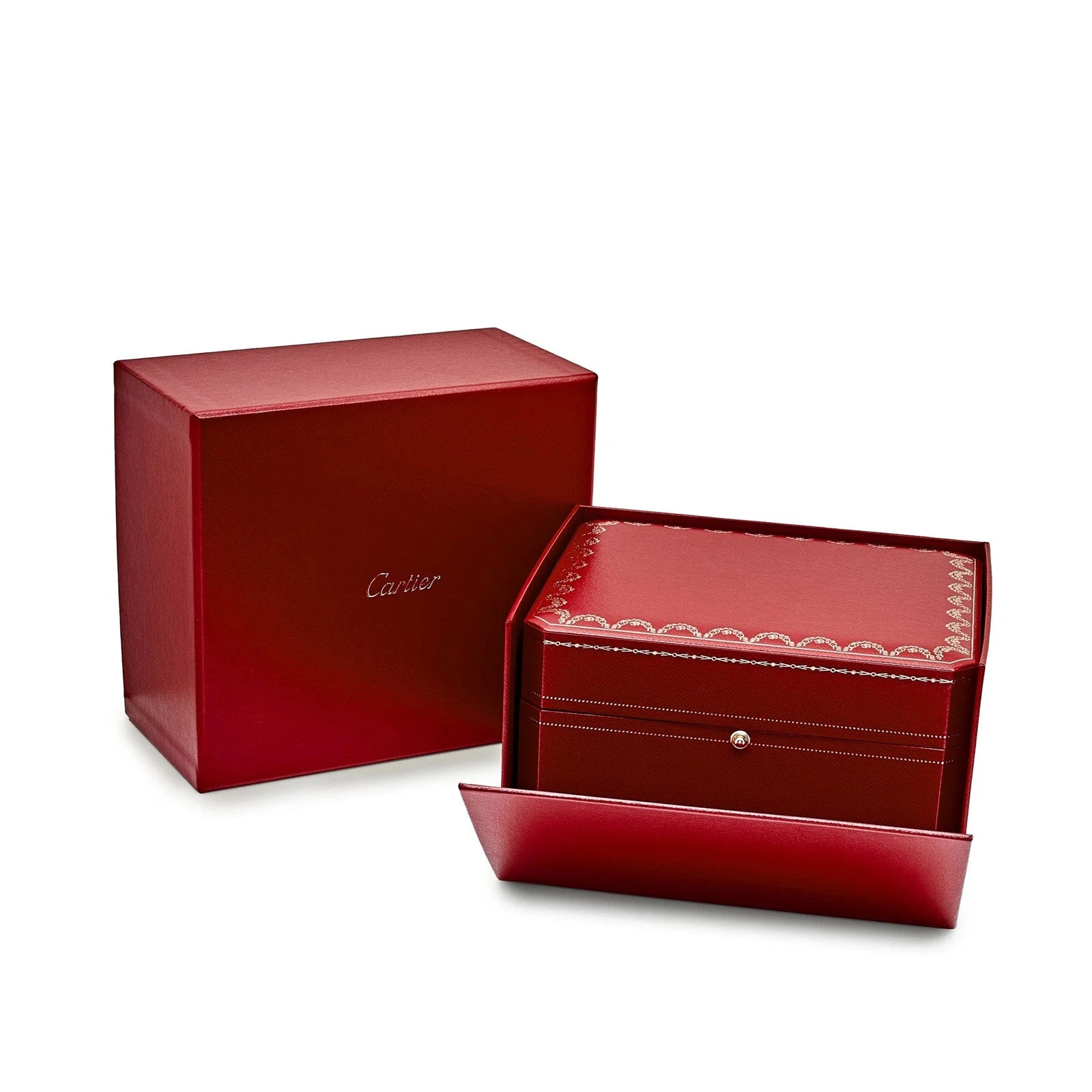 Cartier - Baignoire Mini with Silver Dial on Diamond Bracelet - Jackson Hole Jewelry Company