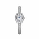 Cartier - Baignoire Mini with Silver Dial on Diamond Bracelet - Jackson Hole Jewelry Company