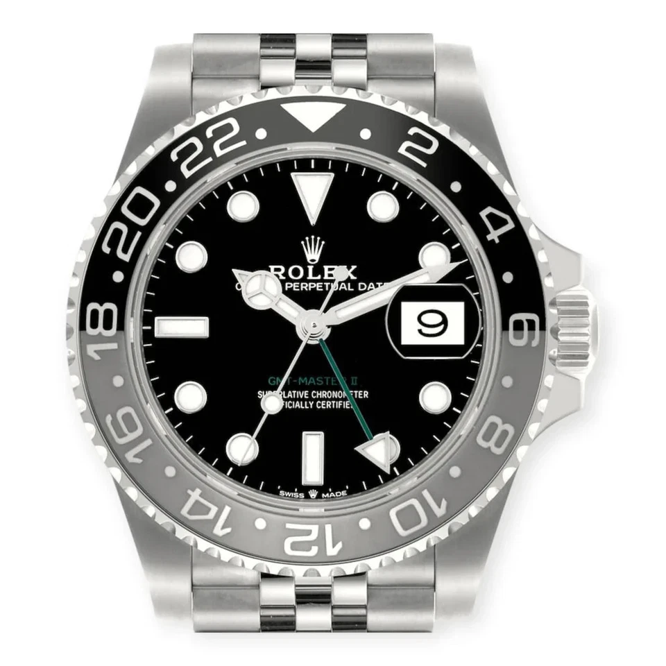 Rolex GMT-Master II “Bruce Wayne” 40mm Black Grey Bezel - Jackson Hole Jewelry Company