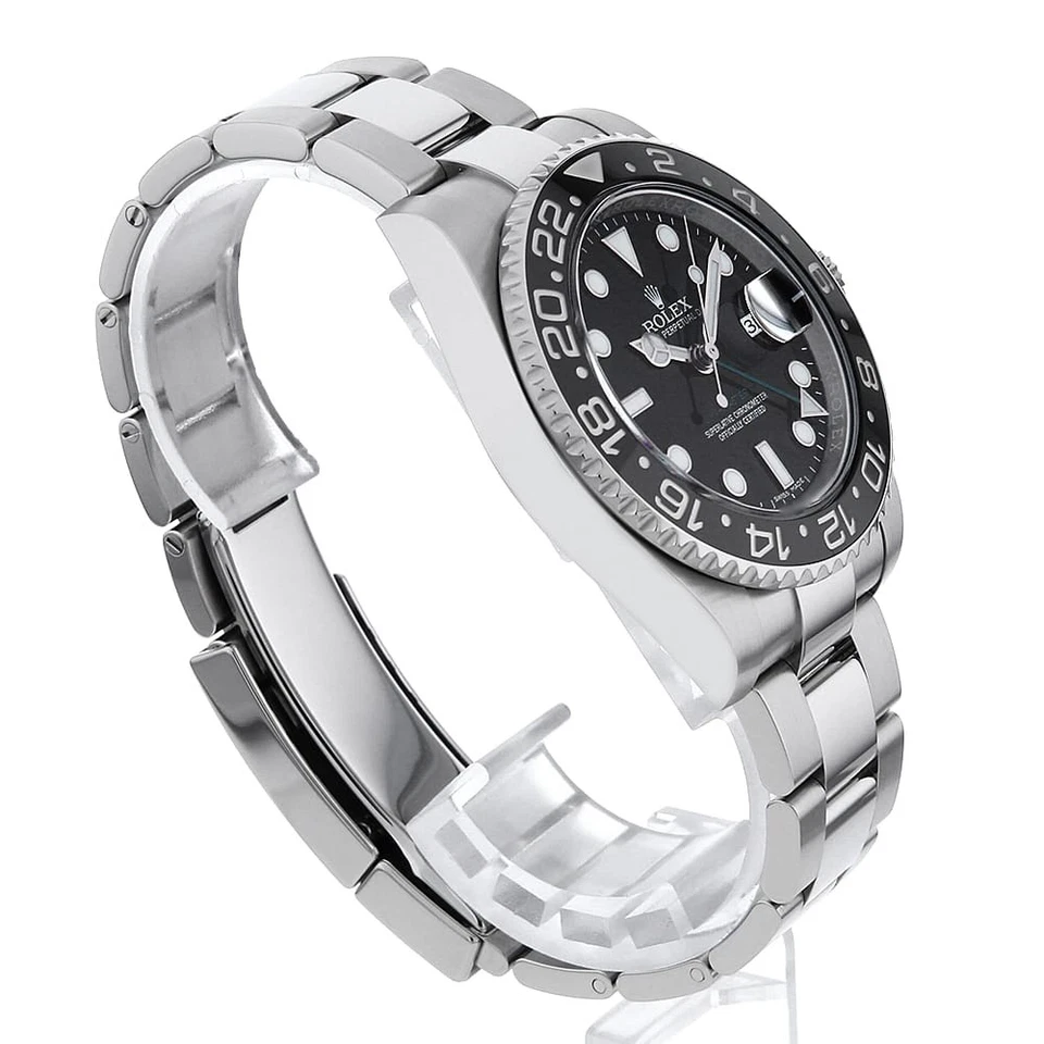 Rolex GMT-Master II 40mm Black Dial in Oystersteel - Jackson Hole Jewelry Company