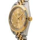 Rolex Datejust 41mm Champagne Diamond Dial in SS/YG on Jubilee - Jackson Hole Jewelry Company