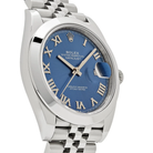 Rolex Datejust 41mm Smooth Blue Roman Dial SS/WG Jubilee - Jackson Hole Jewelry Company