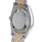 Rolex Datejust 36mm Black Diamond Dial Fluted Bezel in Steel and Yellow Gold - Jackson Hole Jewelry Company