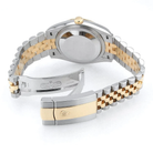 Rolex Datejust 36mm Black Diamond Dial Fluted Bezel in Steel and Yellow Gold - Jackson Hole Jewelry Company