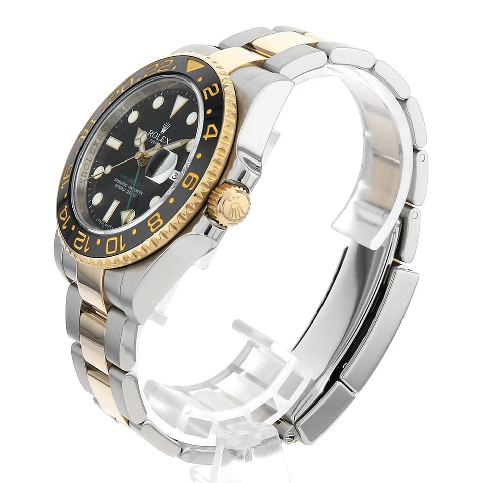 Rolex GMT-Master II 40mm Black Dial in Stainless Steel & Yellow Gold - Jackson Hole Jewelry Company