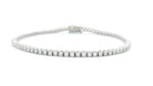 14K White Gold Diamond Tennis Bracelet - Jackson Hole Jewelry Company