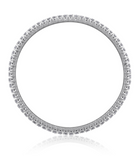 PICCHIOTTI 18K WHITE GOLD XPANDABLE ROUND DIAMOND BRACELET - Jackson Hole Jewelry Company