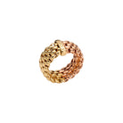 FOPE ESSENTIALS 18K Gold Bicolor Flex'it Ring With Oval Mesh - Jackson Hole Jewelry Company
