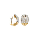 FOPE MIALUCE 18K Gold Earrings with White Diamond Pavé - 3.13 carats - Jackson Hole Jewelry Company