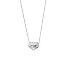 Puffed Heart Necklace in 14K Gold - Jackson Hole Jewelry Company