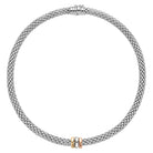 FOPE LOVE NEST Necklace with 18K Tri-Gold Rondels - Jackson Hole Jewelry Company