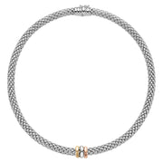 FOPE LOVE NEST Necklace with 18K Tri-Gold Rondels