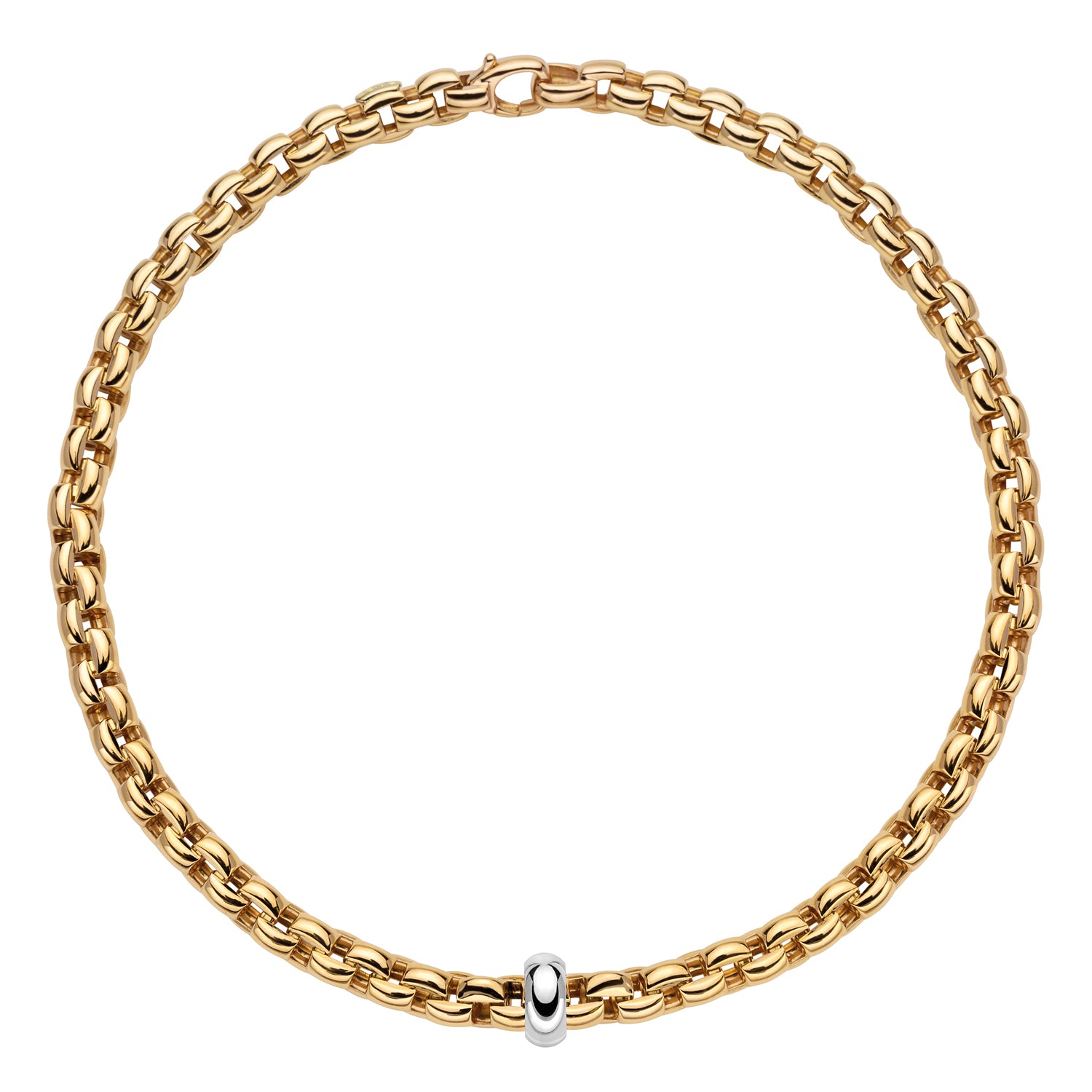 FOPE Necklace in 18K Yellow & White Gold - EKA Collection - Jackson Hole Jewelry Company
