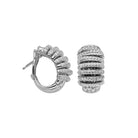 FOPE PANORAMA 18K Gold Earrings with White Diamond Pavé - 1.06 carats - Jackson Hole Jewelry Company