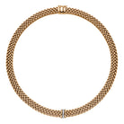FOPE PANORAMA 18K Gold Necklace with White Diamond Set Rondels - 0.08 carats - Jackson Hole Jewelry Company