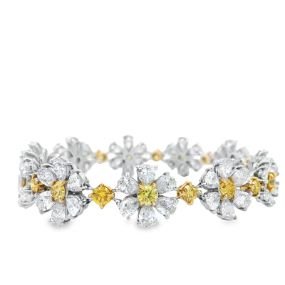 Floral Diamond Bracelet - Jackson Hole Jewelry Company
