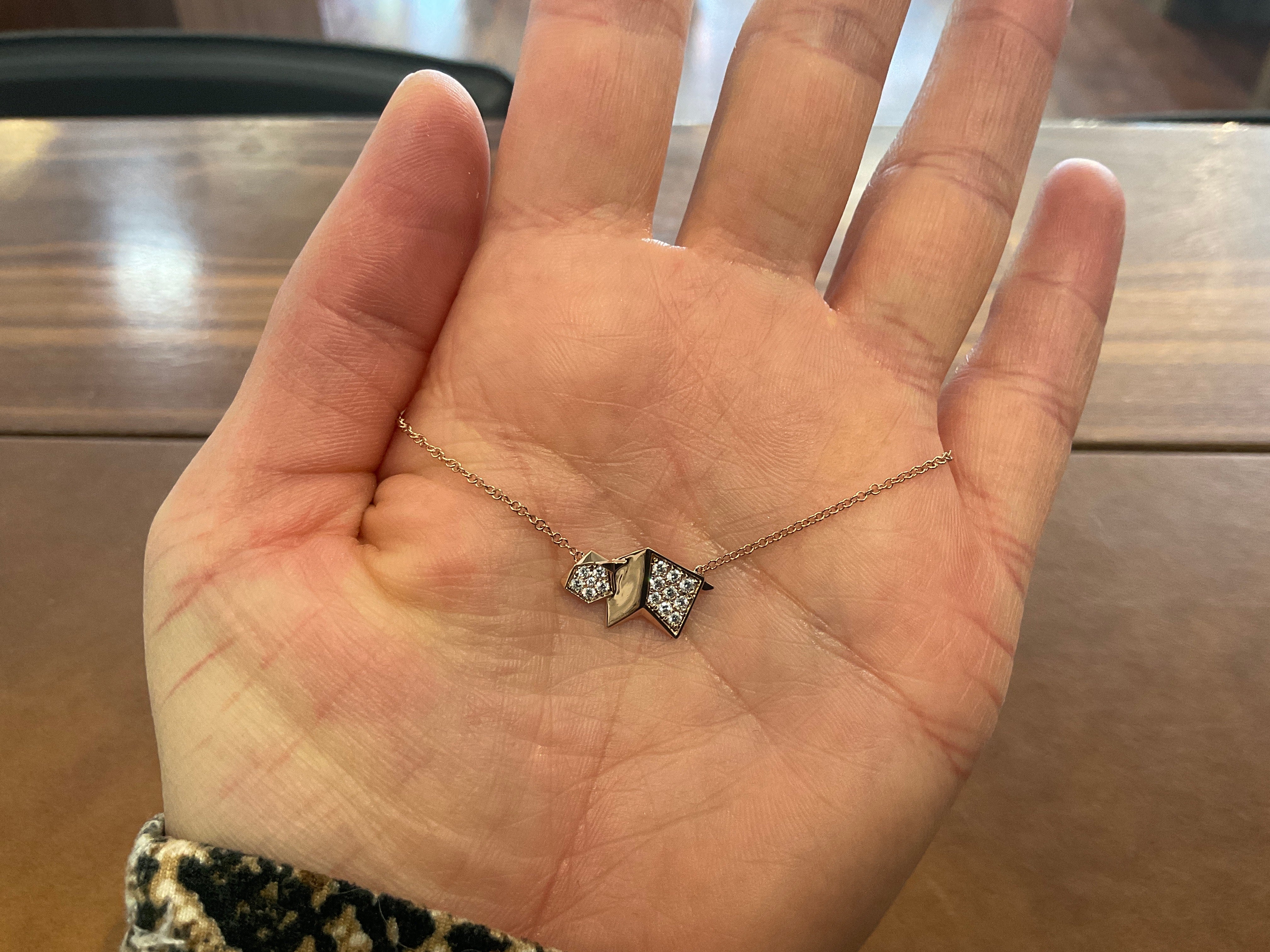 Tiny Origami Collection Buffalo in 18K Gold - Jackson Hole Jewelry Company