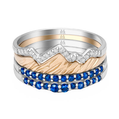 Teton Stacking Rings – Jackson Hole Jewelry Company
