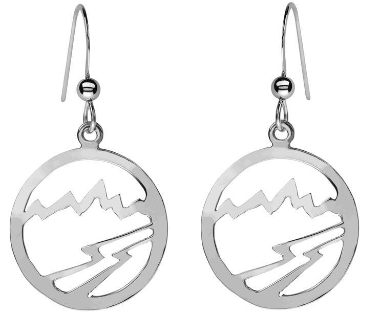 Small Circular Teton Signature Earrings - Jackson Hole Jewelry Company
