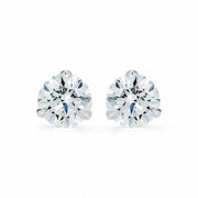 1.5 Carat Round Diamond Martini Stud Earrings - Jackson Hole Jewelry Company
