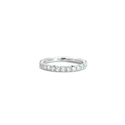 LUXE EDITION: 18 Karat French Cut Diamond Pavé Winter Eternity Band - Jackson Hole Jewelry Company