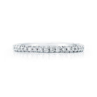 18 Karat French Cut Diamond Pavé 1.5mm Eternity Band Only - Jackson Hole Jewelry Company