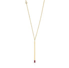18K Yellow Gold Matchstick Pendant - Jackson Hole Jewelry Company