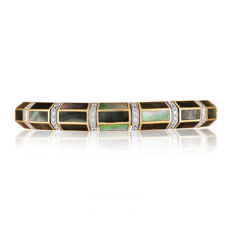 Picchiotti Xpandable™ Green Mother of Pearl Bracelet - Jackson Hole Jewelry Company