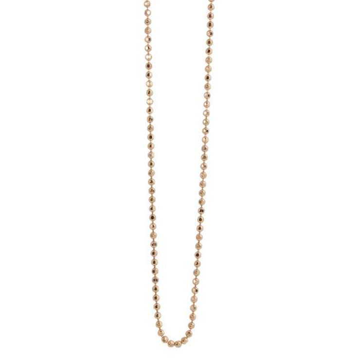 Julez Bryant 14k Gold 1.0mm Diamond Cut Ball Chain - Jackson Hole Jewelry Company