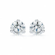 2 Carat Classic Martini Round Diamond Stud Earrings - Jackson Hole Jewelry Company