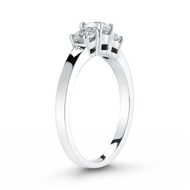 3 Stone Round Diamond Ring - Jackson Hole Jewelry Company