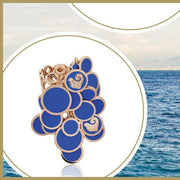 Chantecler Pailettes 18K Pink Gold, Diamonds & Capri Blue Enamel Ring - Jackson Hole Jewelry Company