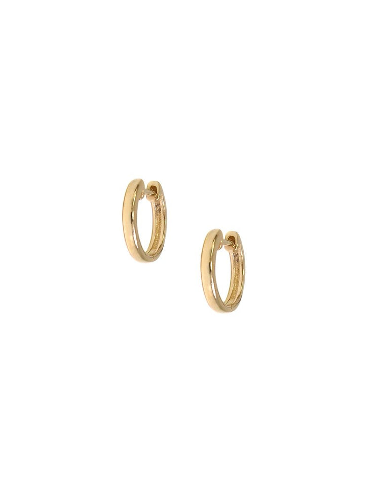 ANZIE Cleo Round 14K Gold Huggies - Jackson Hole Jewelry Company