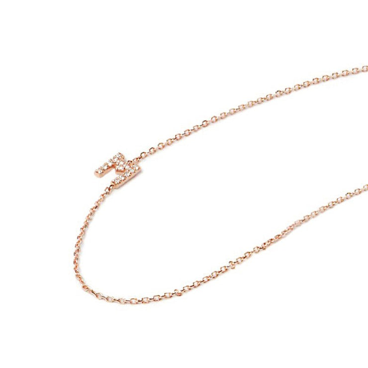 ANZIE Love Letter Pavé Diamond Necklace - Jackson Hole Jewelry Company