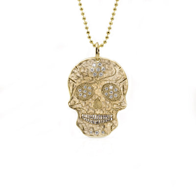 Julez Bryant Large SKOR Skull with Diamonds - Jackson Hole Jewelry Company