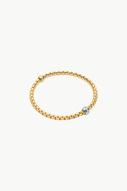 Fope Eka Tiny Flex'it Bracelet with Diamonds - Jackson Hole Jewelry Company
