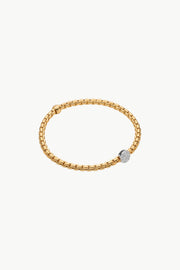 Fope Eka Tiny Flex'it Bracelet with Diamond Pavé - Jackson Hole Jewelry Company