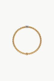 Fope Eka Tiny Flex'it Bracelet with Diamond Pavé - Jackson Hole Jewelry Company