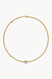 Fope Eka Tiny Necklace with Diamonds - Jackson Hole Jewelry Company