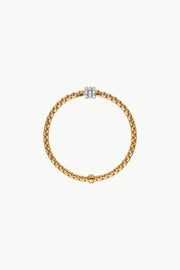 Fope Eka Tiny Flex'it Bracelet with Diamonds - Jackson Hole Jewelry Company
