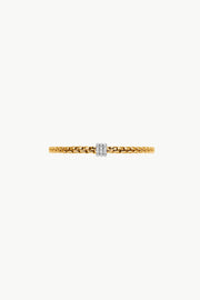 Fope Eka Tiny Flex'it Bracelet with Diamonds Pavé - Jackson Hole Jewelry Company