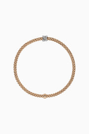 Fope Prima Flex'it Bracelet with Diamonds - Jackson Hole Jewelry Company