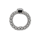 Fope Vendome Flexible Ring with Diamond Pavé - Jackson Hole Jewelry Company